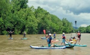 Stand Up Paddleboarding on the Nolichucky River